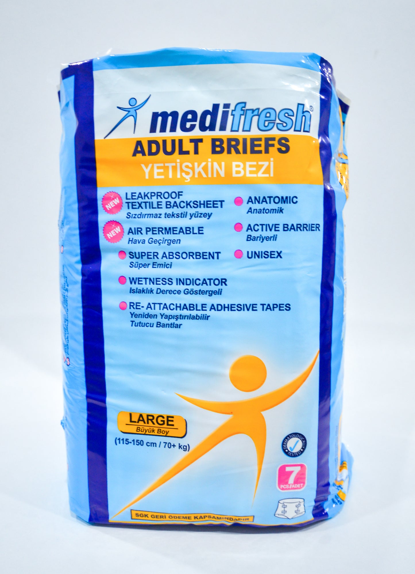 Medifresh Adult Briefs, Pack of 2 (14 Counts)