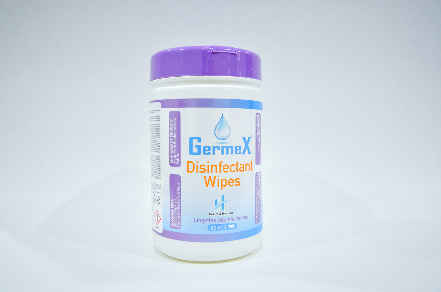 Germex Disinfectant Wipes, Pack of 6 (480 Counts)