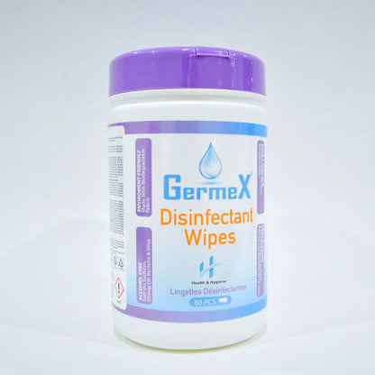 Germex Disinfectant Wipes, Pack of 6 (480 Counts)