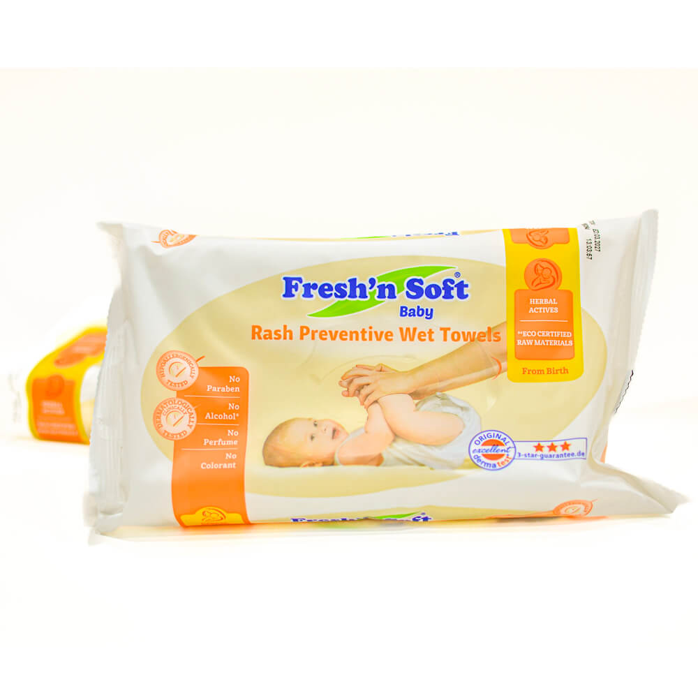Baby Rash preventive towel, 12 packs