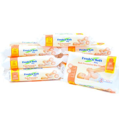 Baby Rash preventive towel, 12 packs