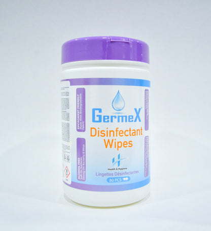 Germex Disinfectant Wipes, Pack of 6 (480 Counts)
