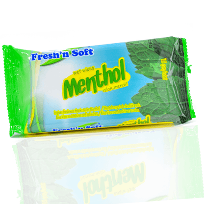 Menthol wet wipes, 24 packs