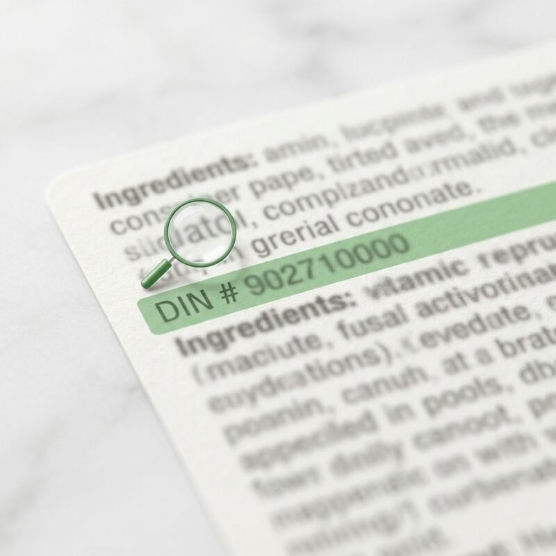 disinfectant-wipe-label-DIN-number-canada-identification